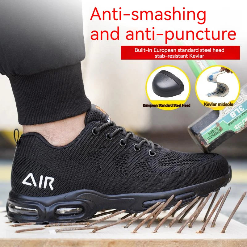 Steel Toe Air Cushion Safety Shoes