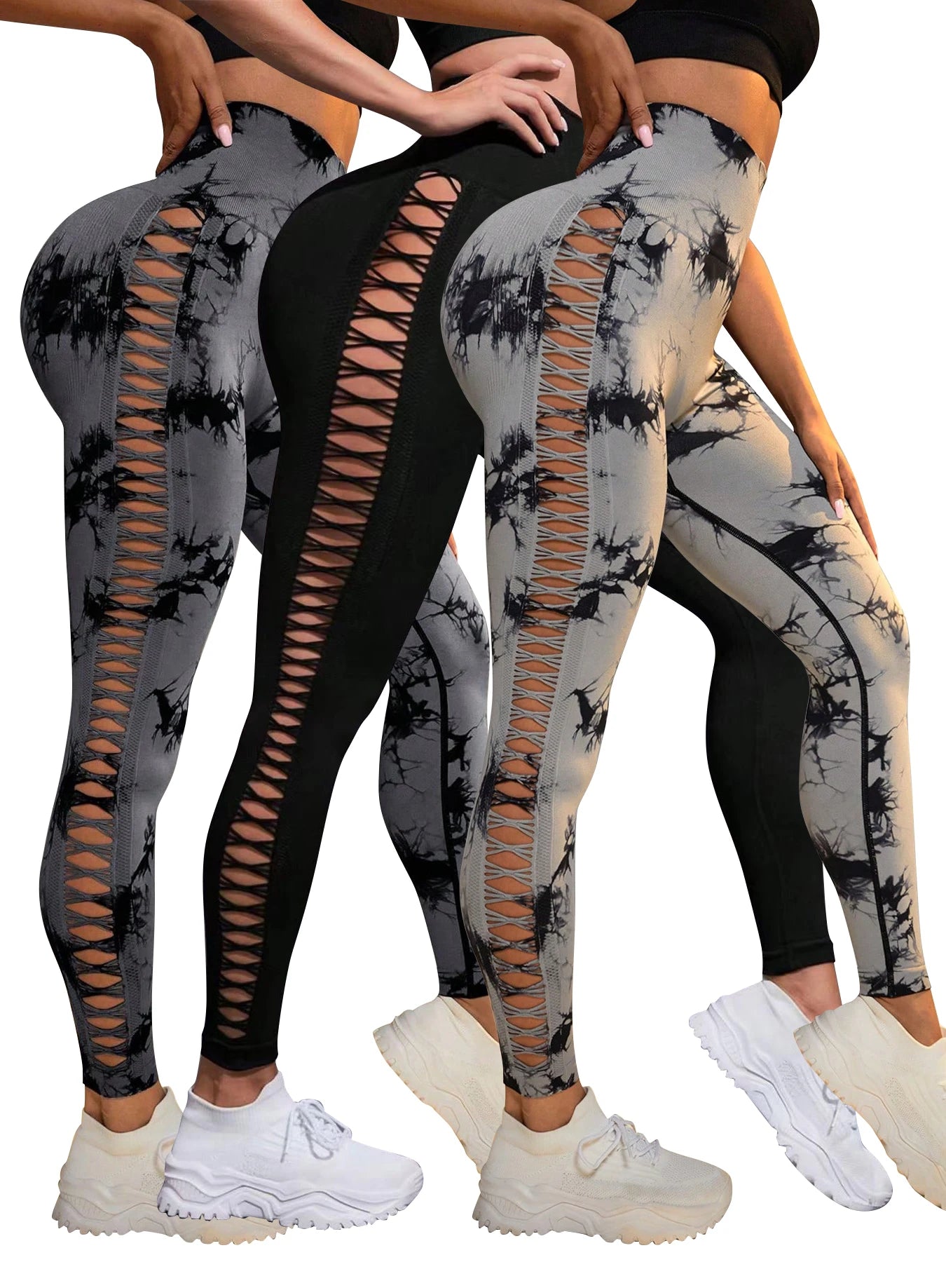 Tie Dye High Waist Scrunch Butt Yoga Leggings