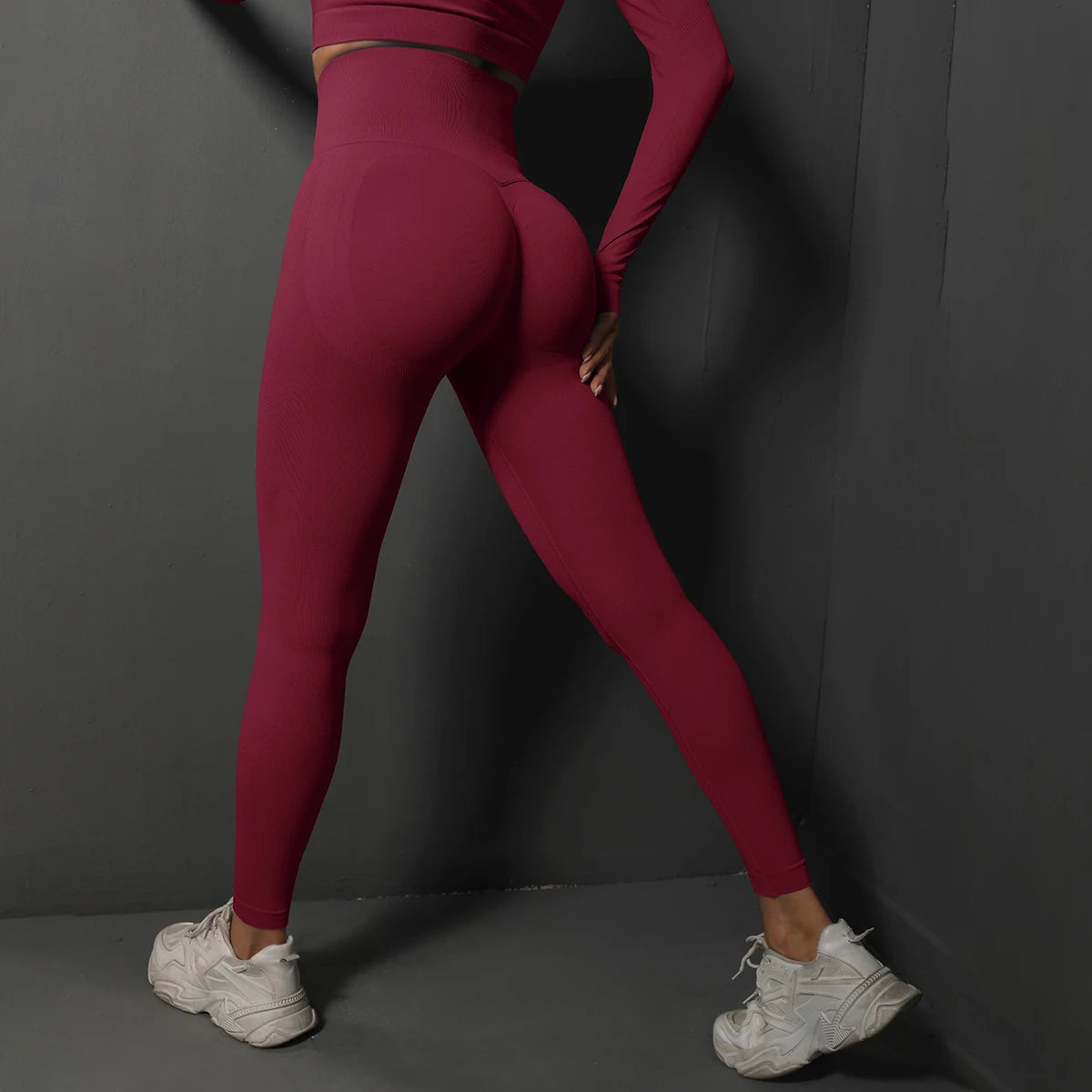 Seamless High-Waist Fitness Leggings