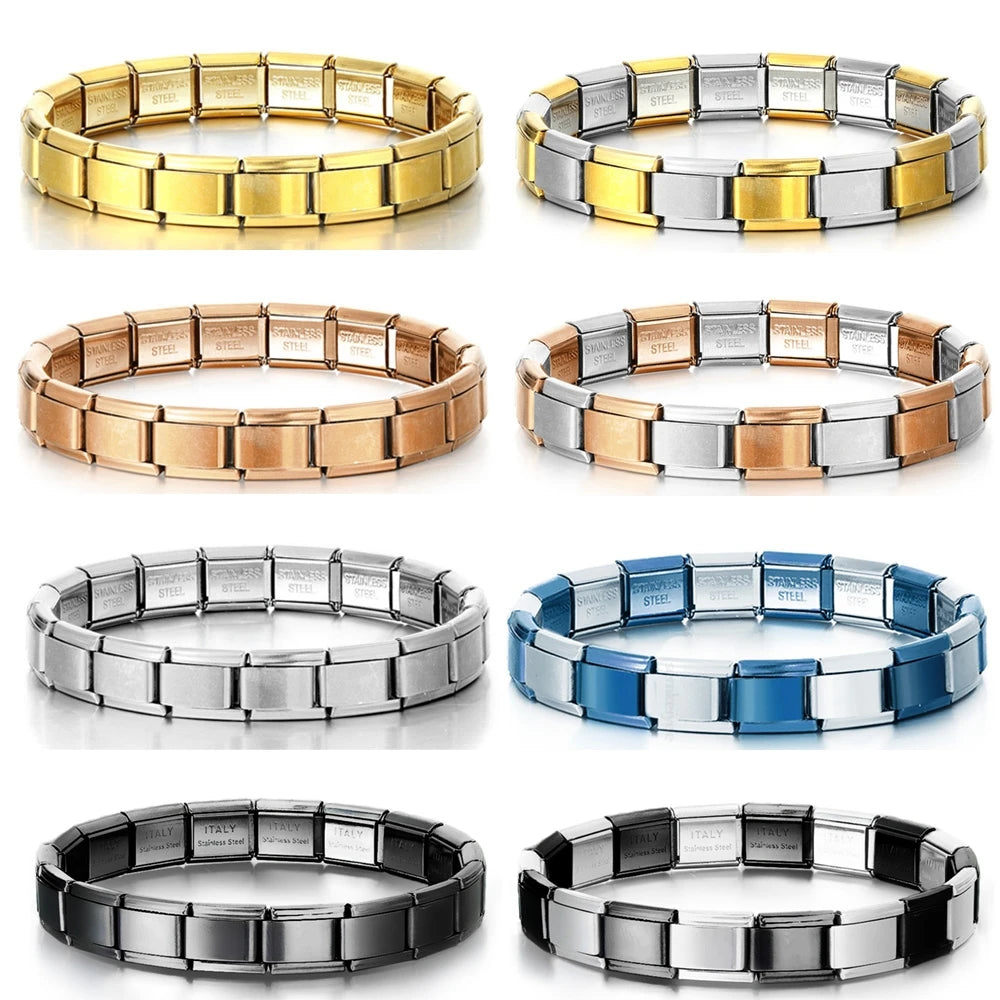 Universal Italian Charm Bracelet - Assembled Module Bangle