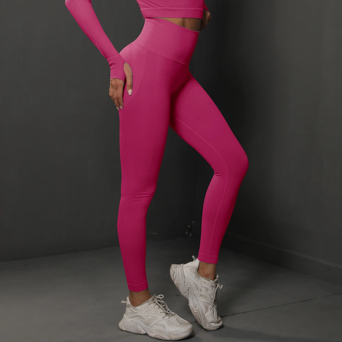 Seamless High-Waist Fitness Leggings