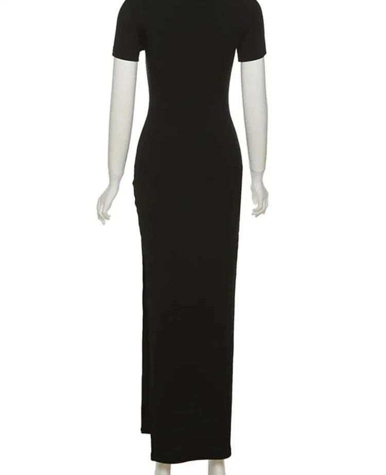 Elegant Office Lady Maxi Dress