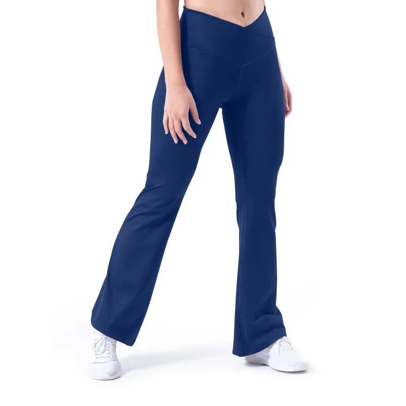 High-Elastic Retro Yoga Trousers