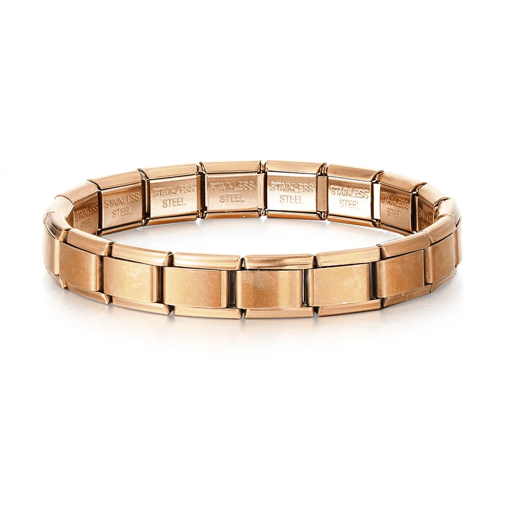 Universal Italian Charm Bracelet - Assembled Module Bangle