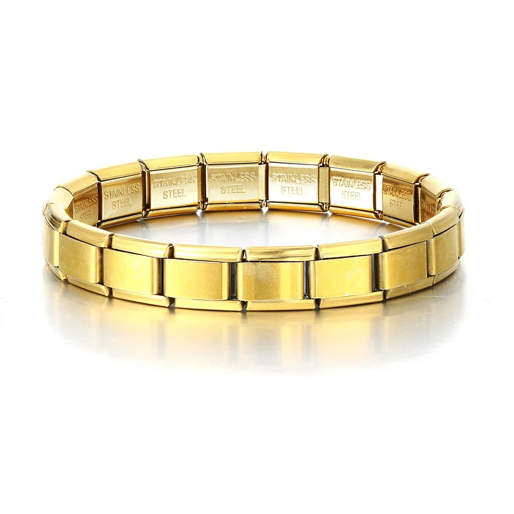 Universal Italian Charm Bracelet - Assembled Module Bangle