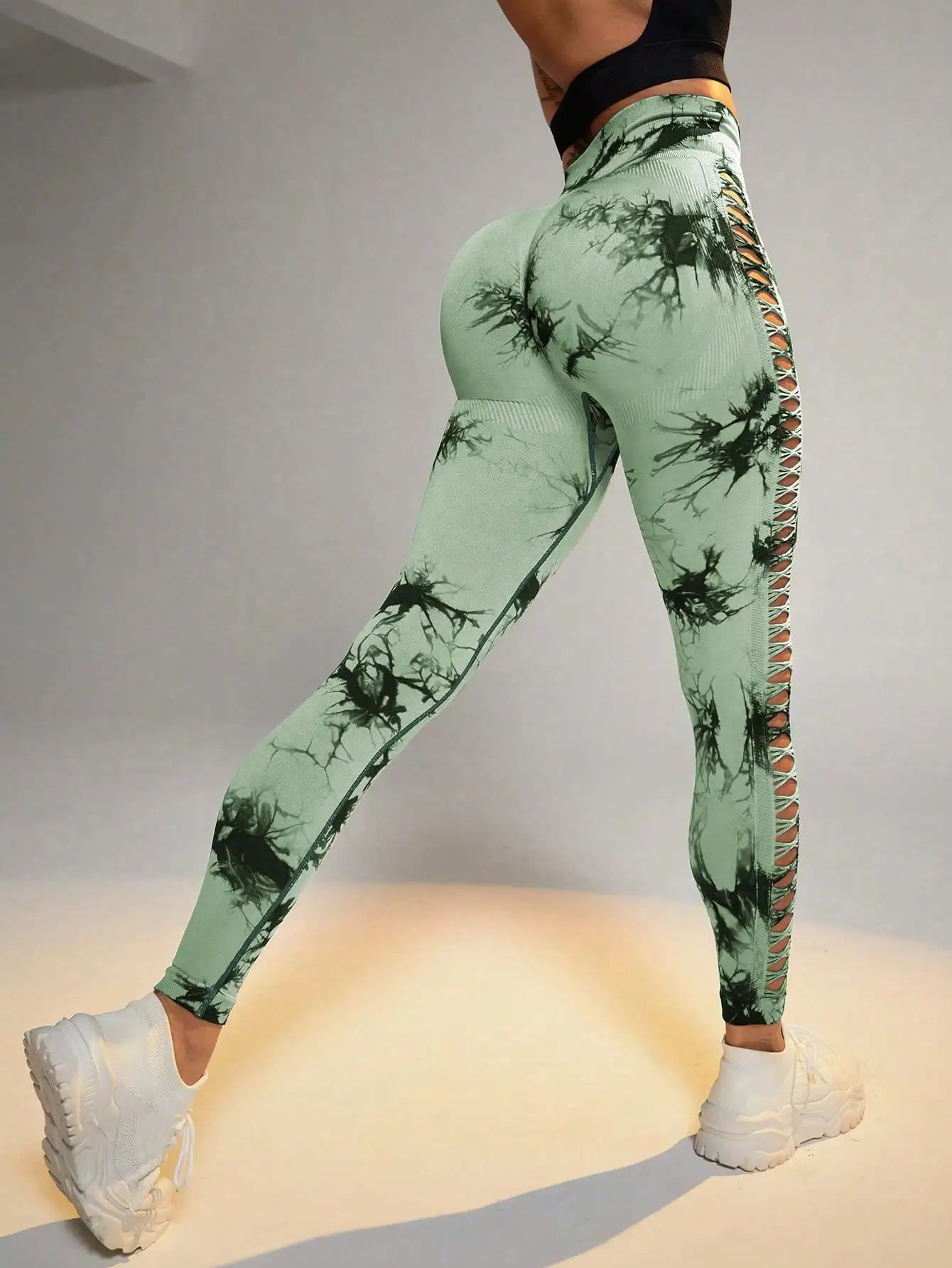 Tie Dye High Waist Scrunch Butt Yoga Leggings