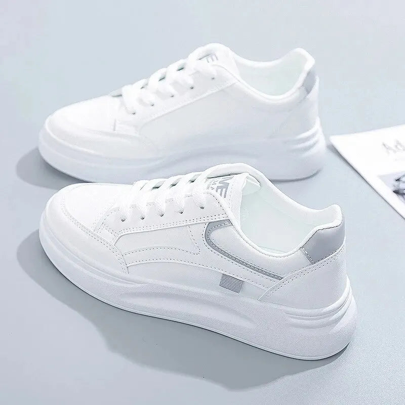 Women's Breathable Thick Sole Platform Sneakers