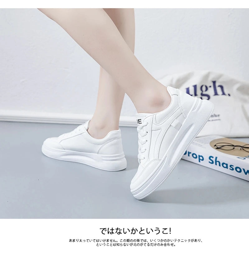 Women's Breathable Thick Sole Platform Sneakers