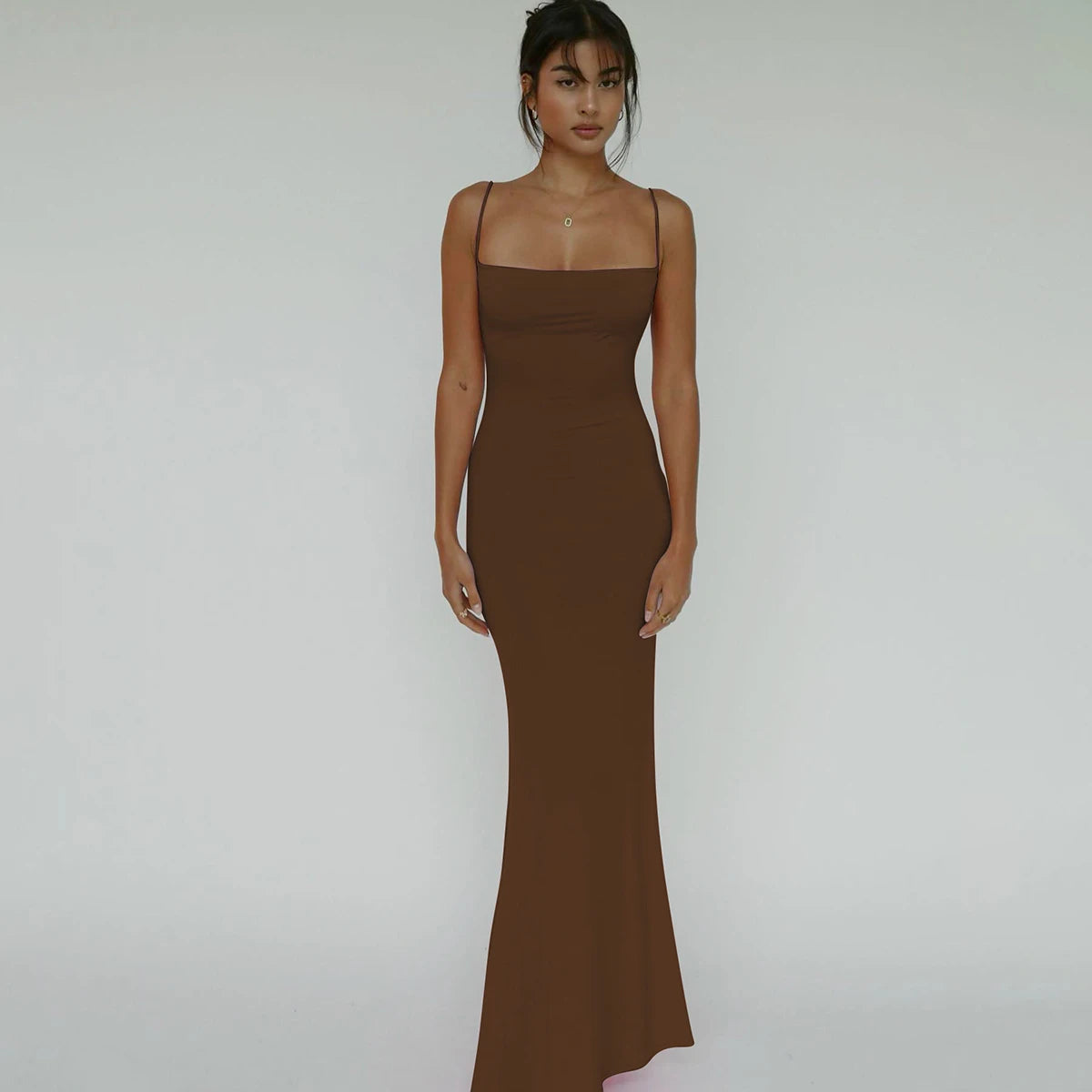 Spring Sleeveless Backless Y2K Bodycon Maxi Prom Dress