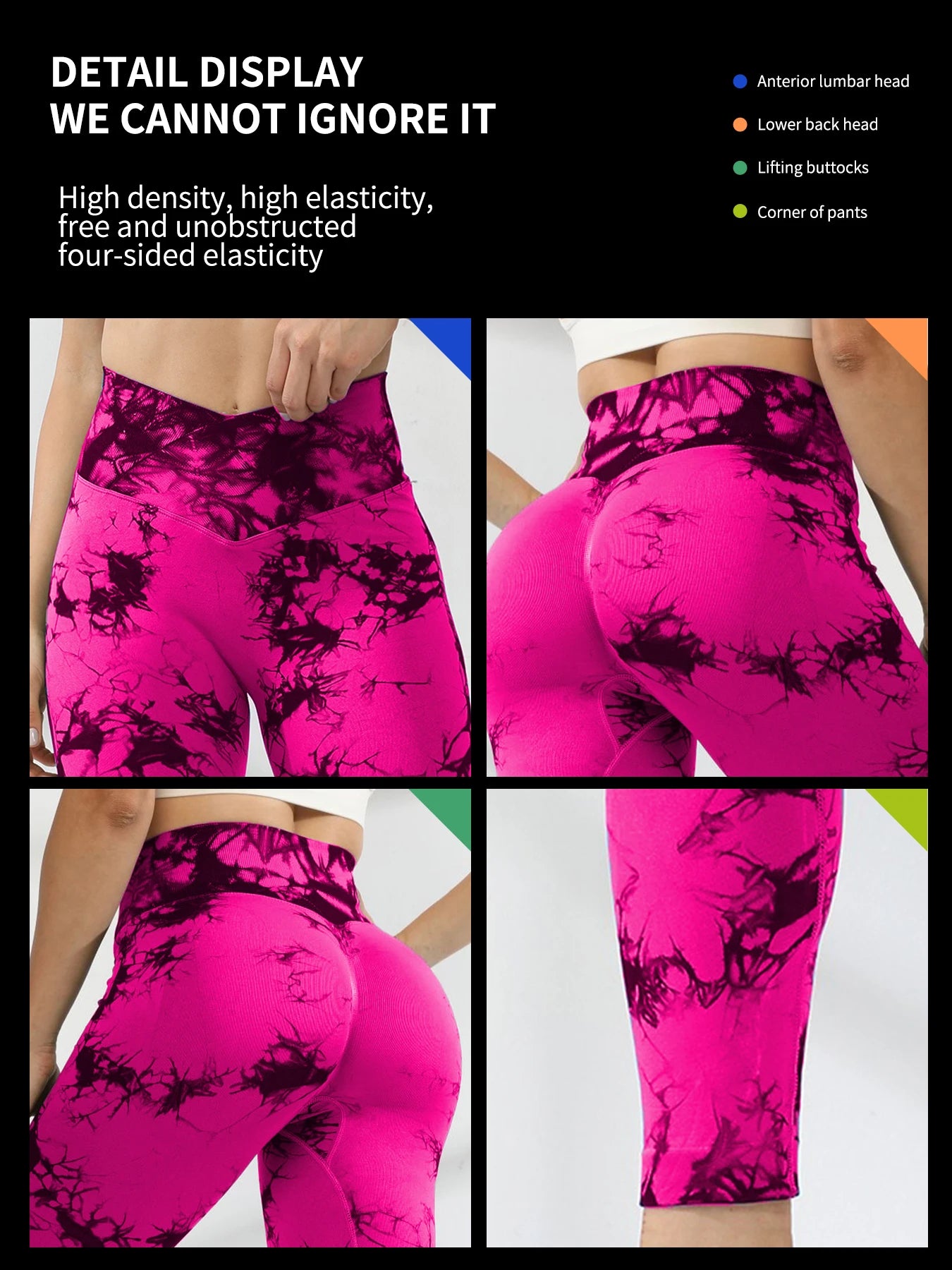 High-Waisted Hip-Lifting Yoga Pants for Women