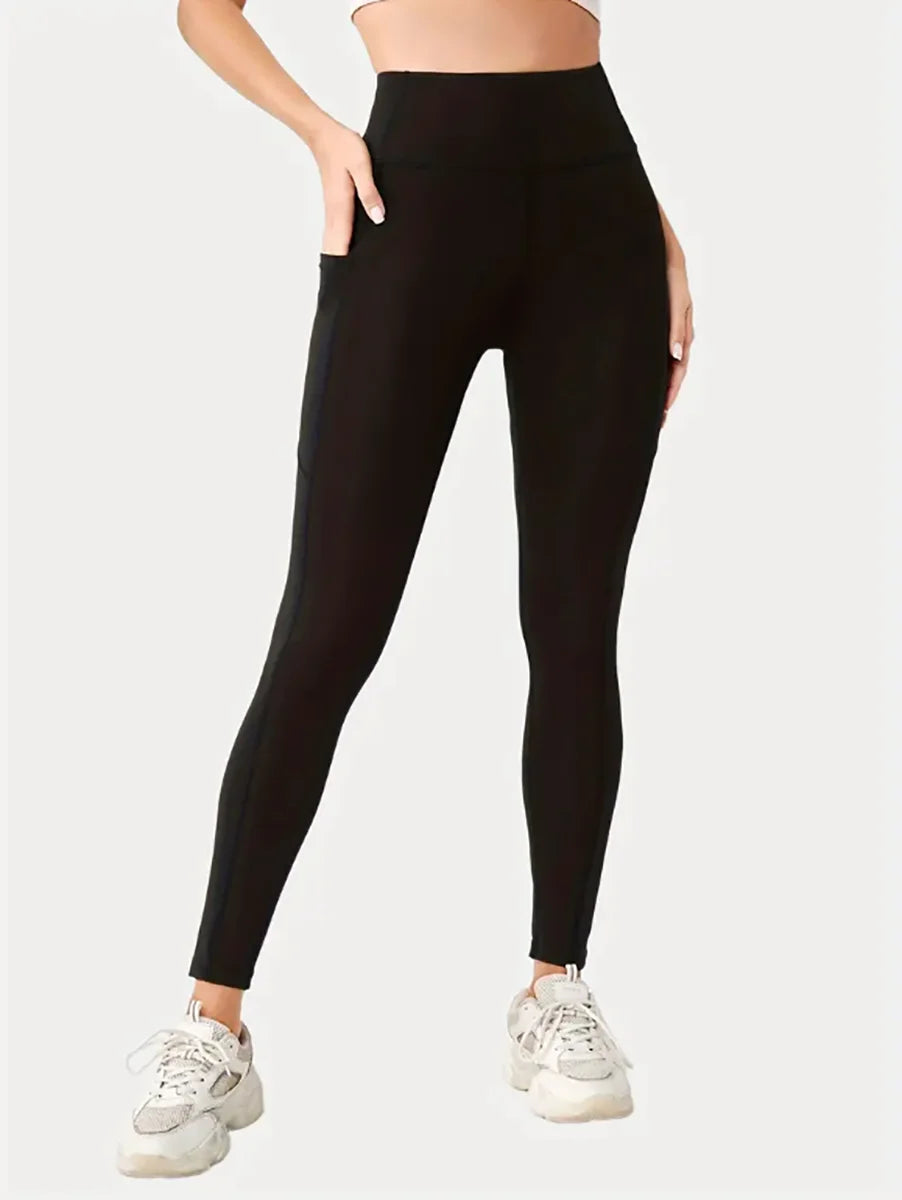 High Waist Hip Lifting Pocket Yoga Leggings for Women