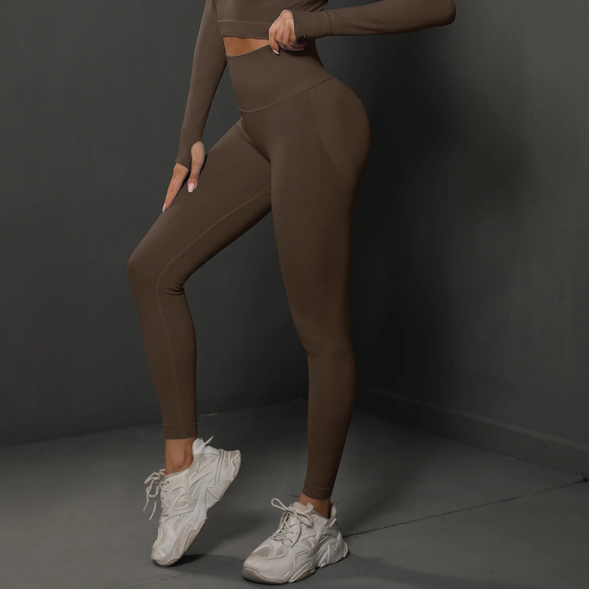 Seamless High-Waist Fitness Leggings