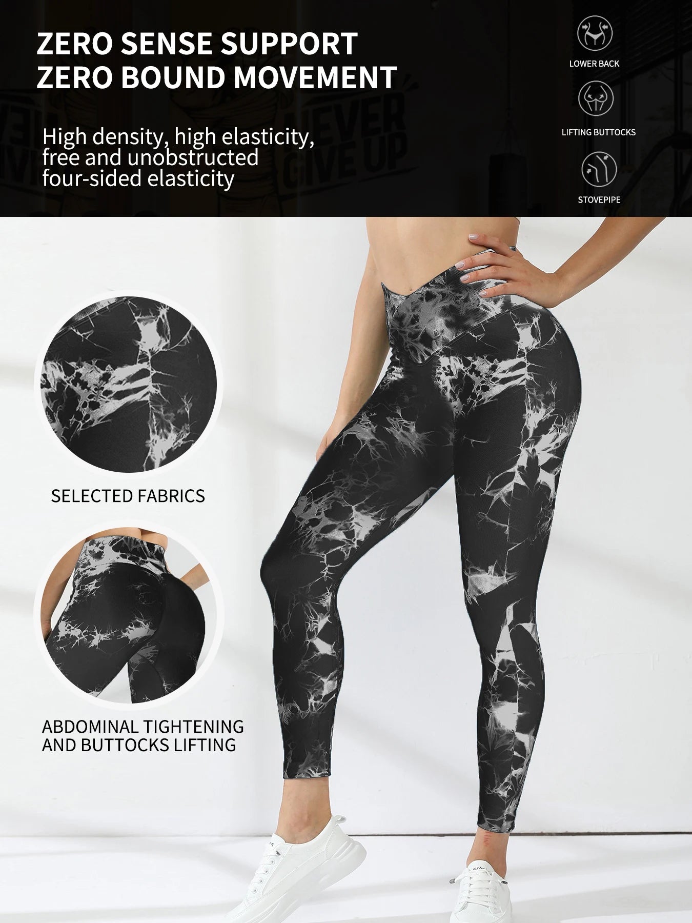 High-Waisted Hip-Lifting Yoga Pants for Women