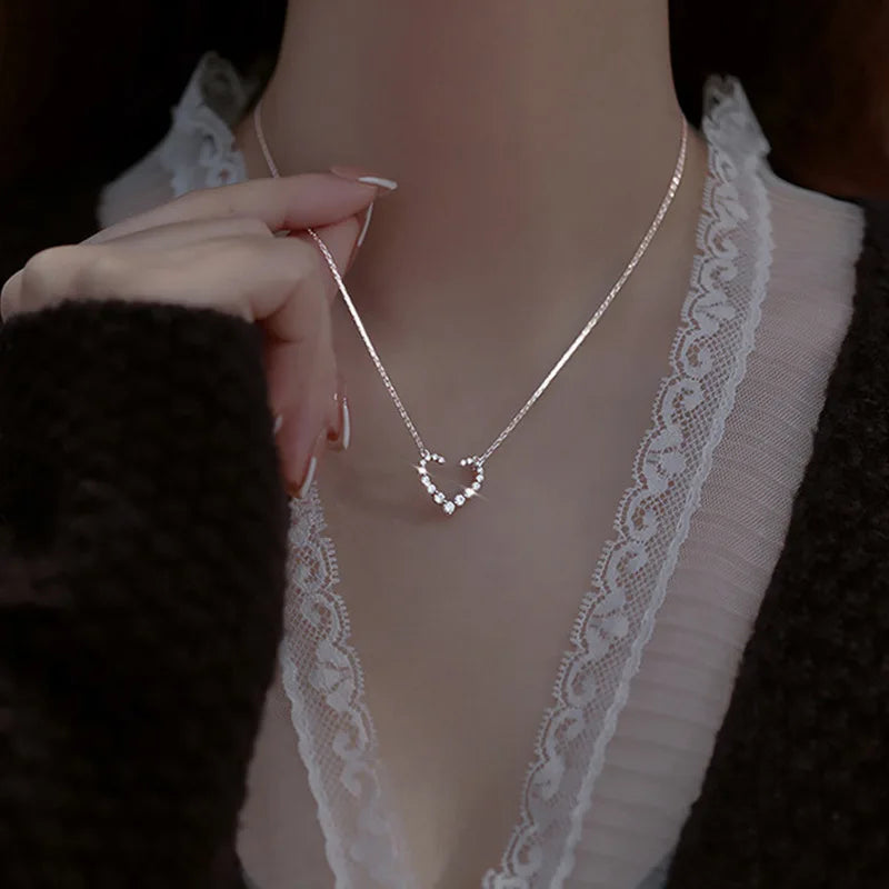 New Shiny Butterfly Necklace - Double Layer Clavicle Chain