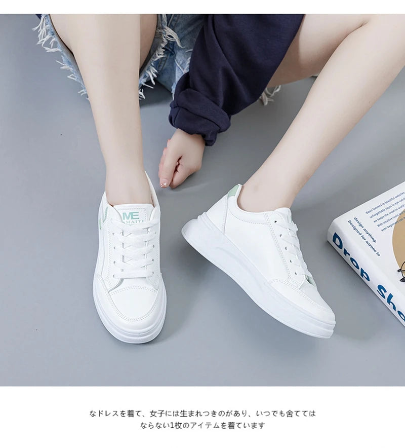 Women's Breathable Thick Sole Platform Sneakers