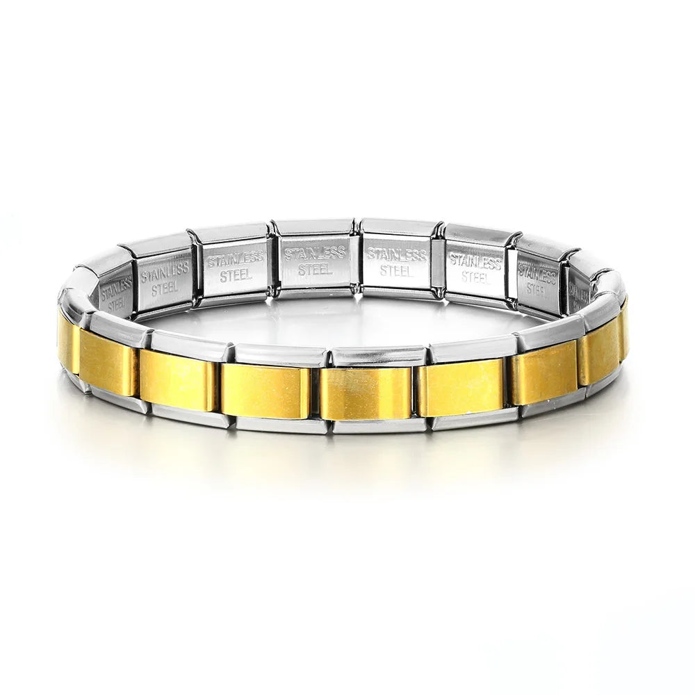 Universal Italian Charm Bracelet - Assembled Module Bangle