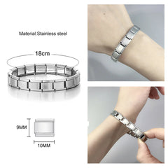 Universal Italian Charm Bracelet - Assembled Module Bangle