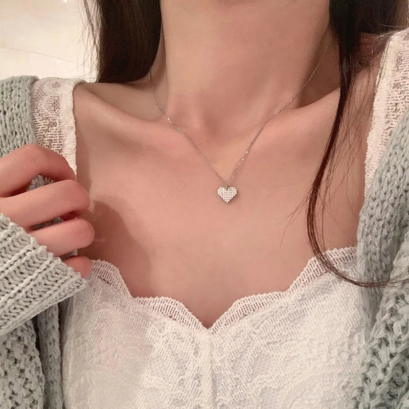 New Shiny Butterfly Necklace - Double Layer Clavicle Chain