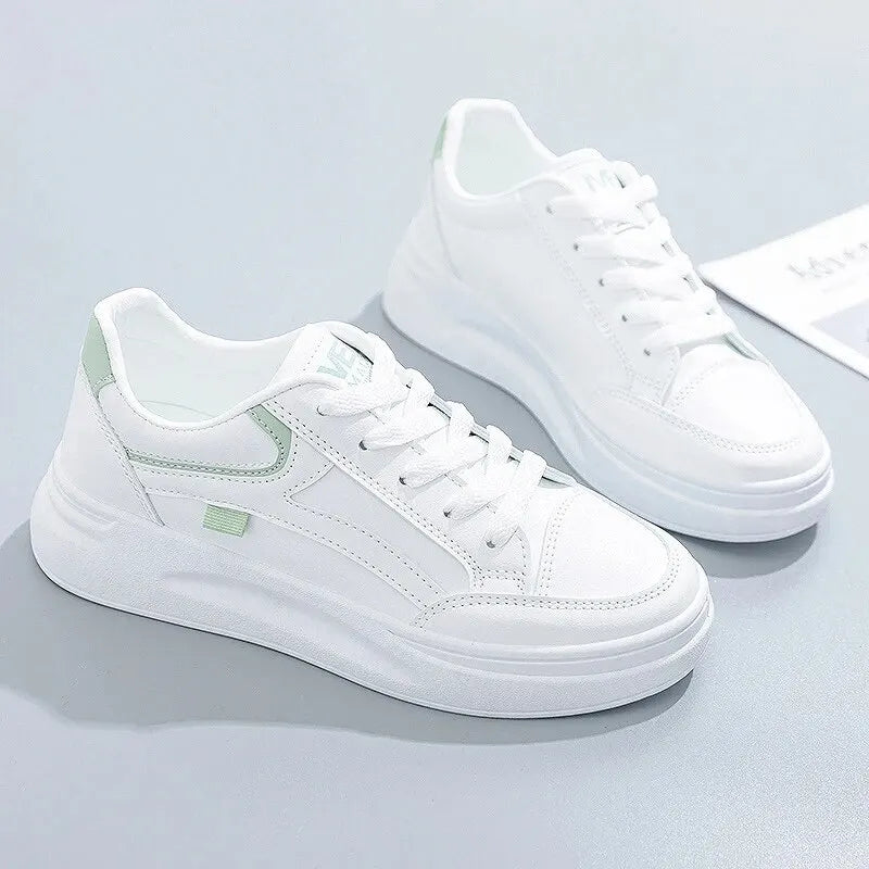 Women's Breathable Thick Sole Platform Sneakers