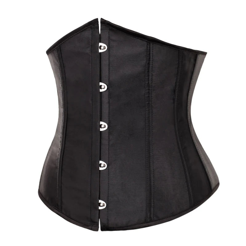 Underbust Steampunk Lace-Up Waist Trainer Corset