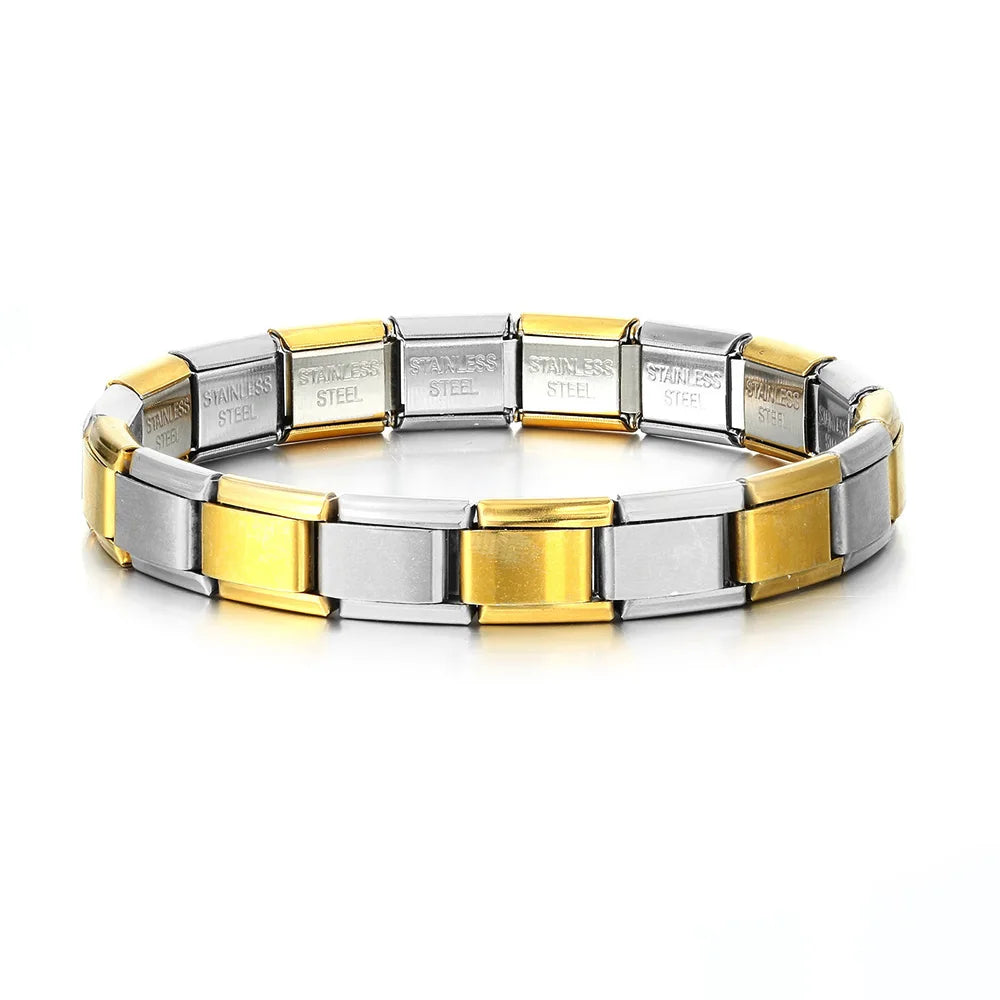 Universal Italian Charm Bracelet - Assembled Module Bangle