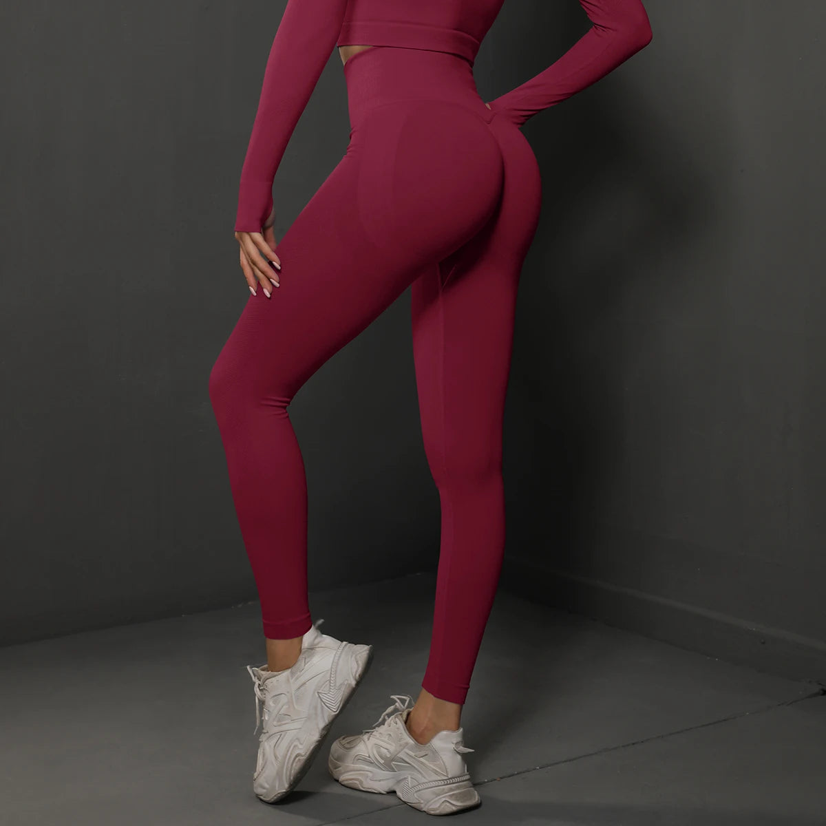 Seamless High-Waist Fitness Leggings