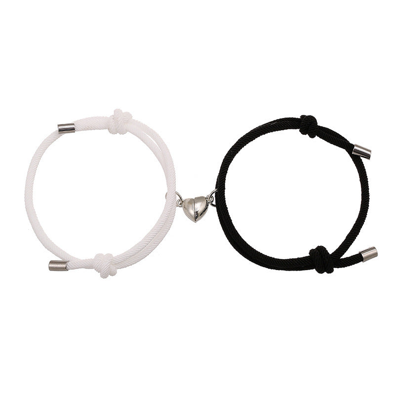 SIMPLE NYLON LOVE MAGNETIC BRACELET